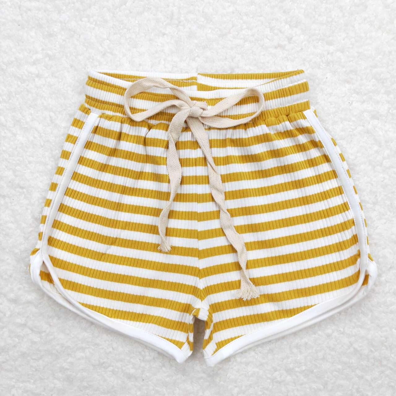 SS0287 Girls High Quality Yellow Stripe Shorts RTS 202508