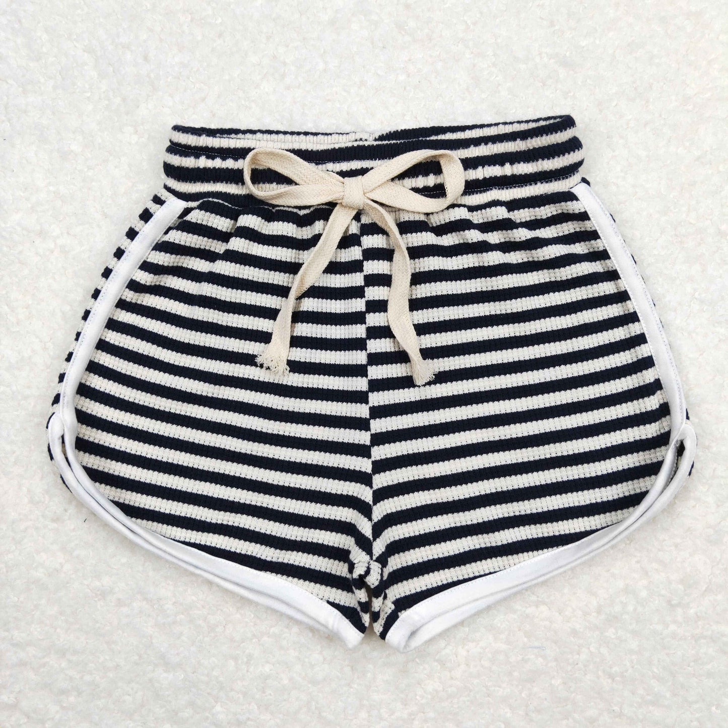 SS0288 Girls High Quality Black Stripe Shorts RTS 202508