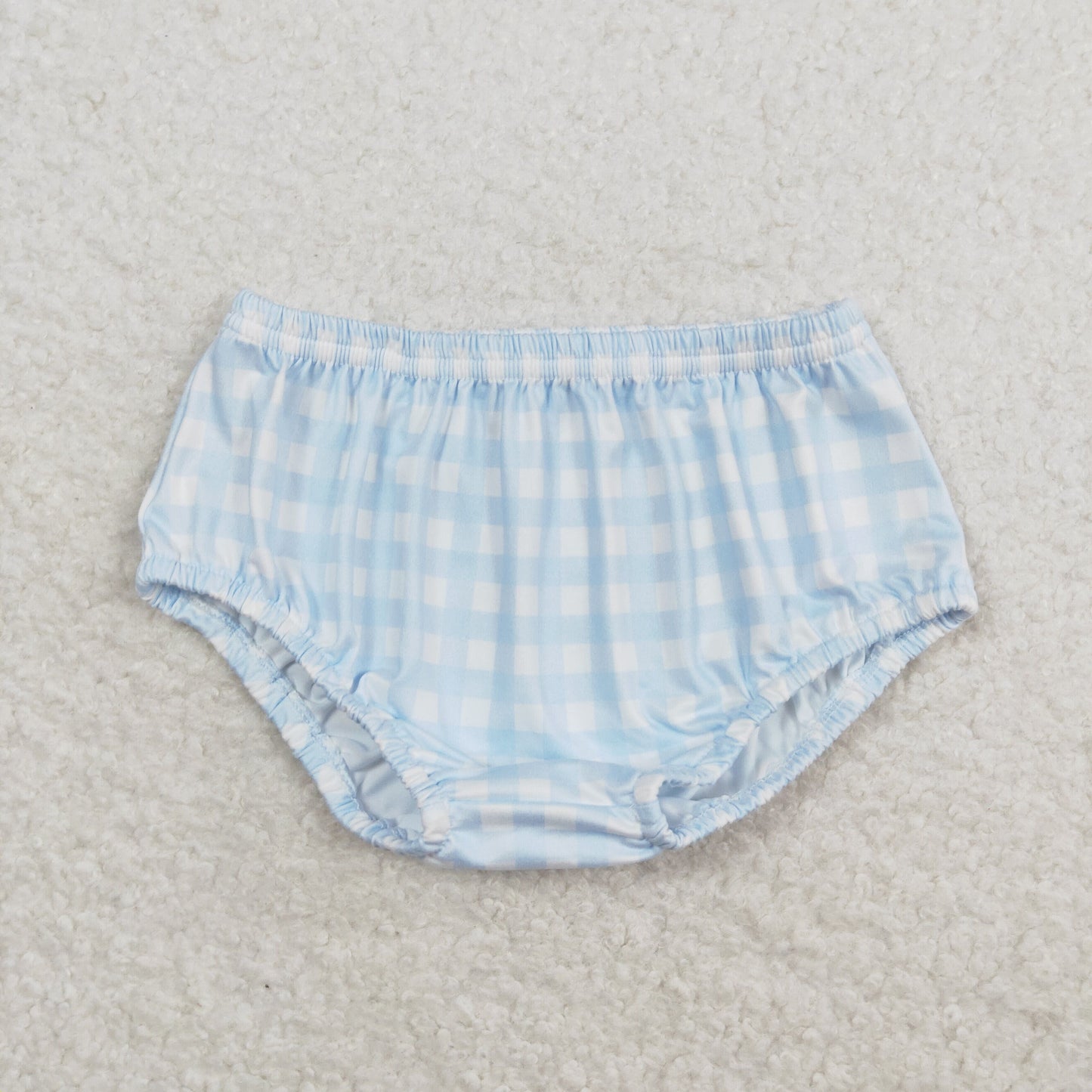SS0352 girls blue plaid briefs high quality innovations good price kids shorts beach custom