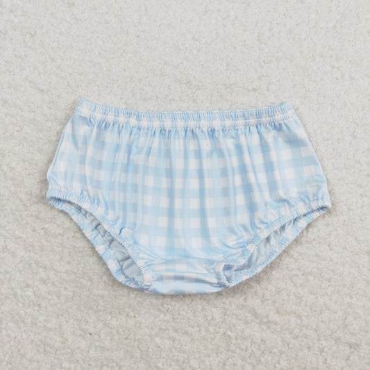 SS0352  girls blue plaid briefs high quality innovations good price kids shorts beach custom