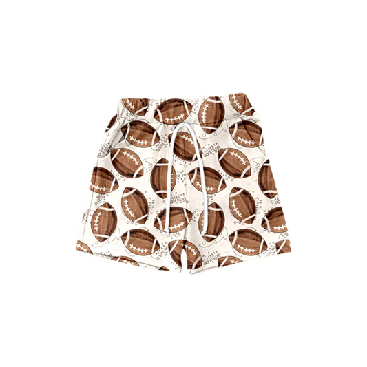 Preorder SS0460 Brown Rugby  Shorts boutique outfit boys shorts 202502