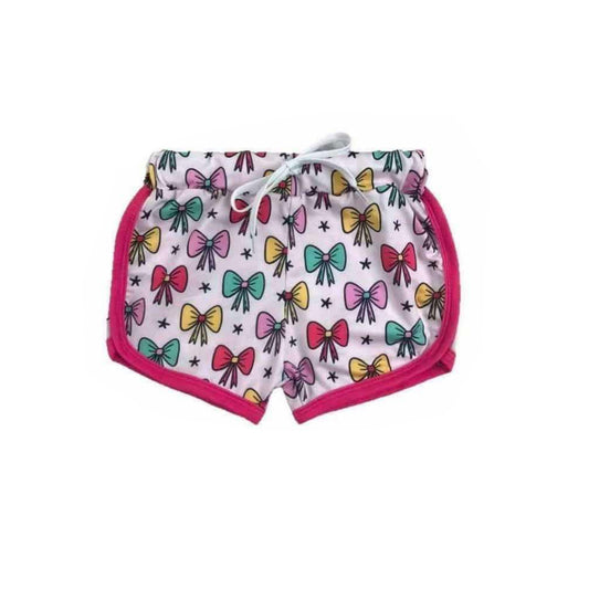 preorder SS0461 Colored Bows Shorts Girls Boutique clothes  202502
