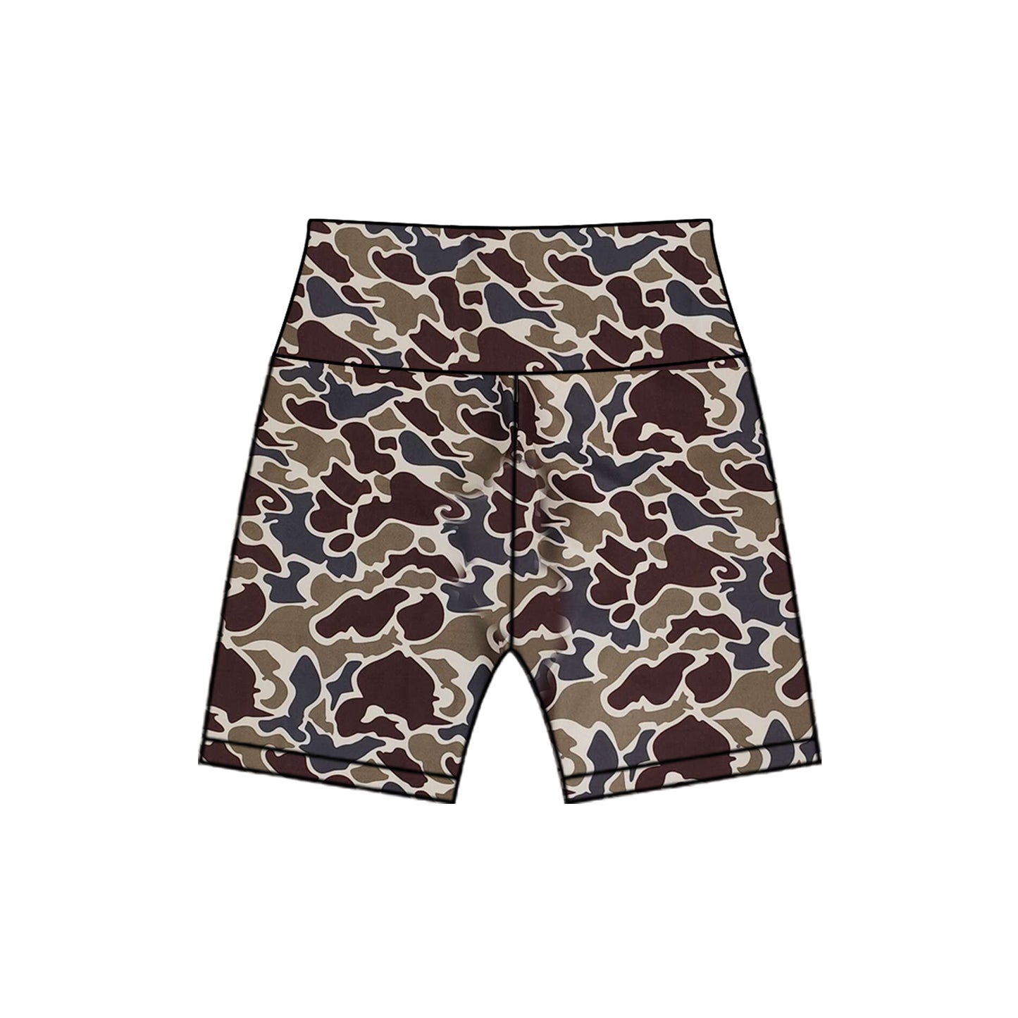 preorder SS0542 Brown Green Camo Cycling Pants Shorts Girls boutique outfit 202503