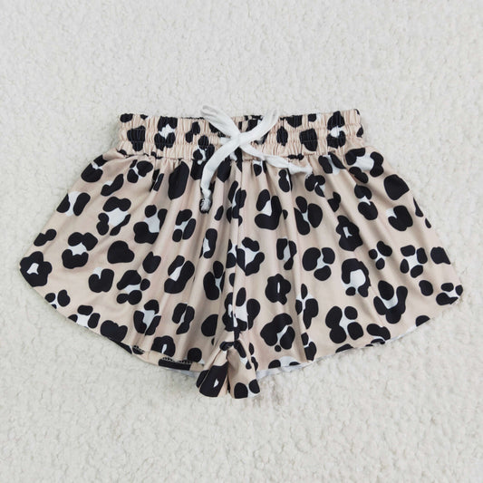 SS0585 Black White Leopard Brown Shorts Girls Boutique Outfits 202505 RTS
