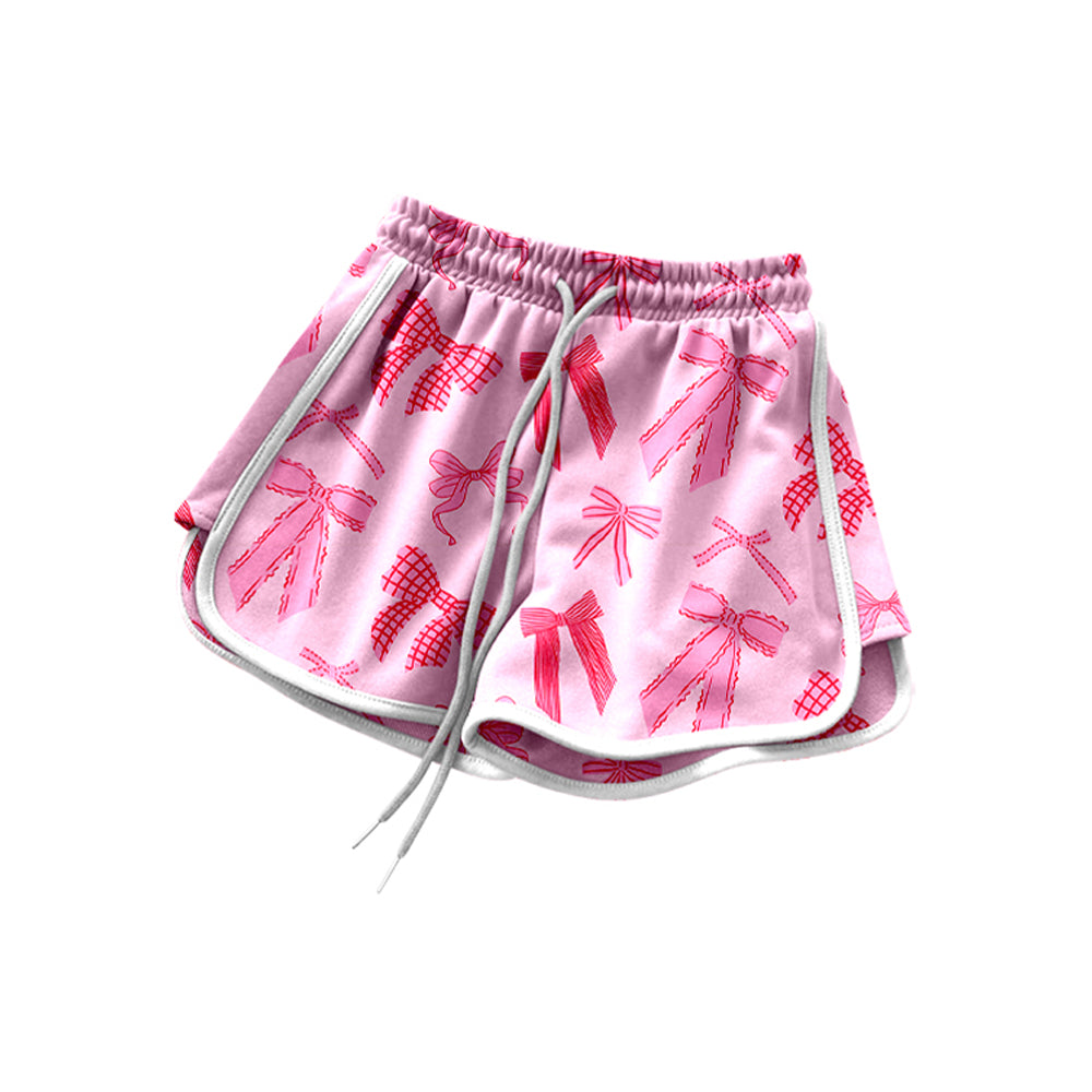 preorder SS0599 Girls Pink Bows Shorts 202504