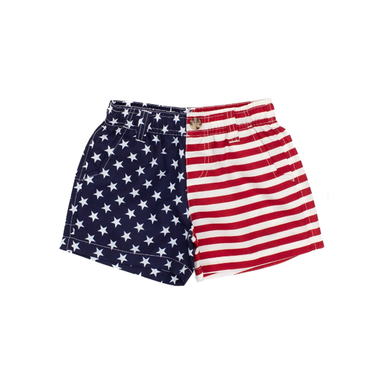 preorder SS0604 4th of July Red Blue Star Stripe Denim Shorts Boys Boutique 202504
