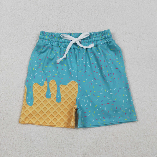 SS0623-2 Boys Boutique Teal Shorts 202510