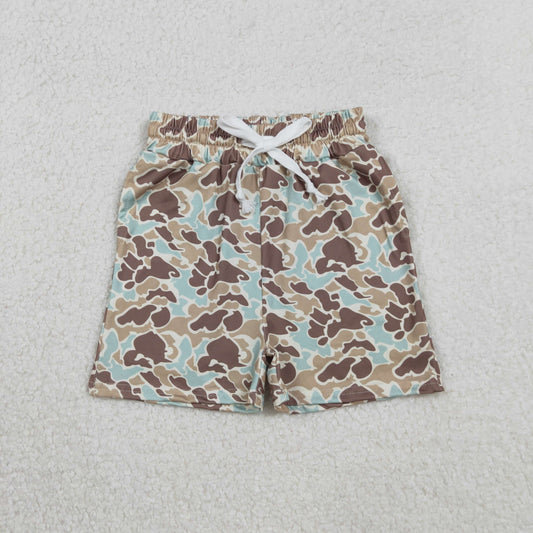SS0697 Boys Blue Green Brown Camouflage Shorts 202511 RTS