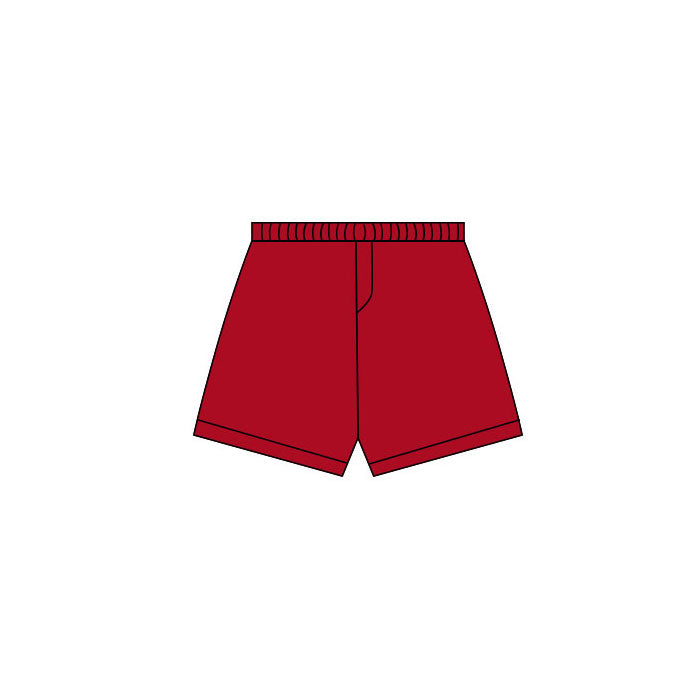 MOQ 5 PCS preorder SS0759 Solid Red Girls Yoga Shorts 202511