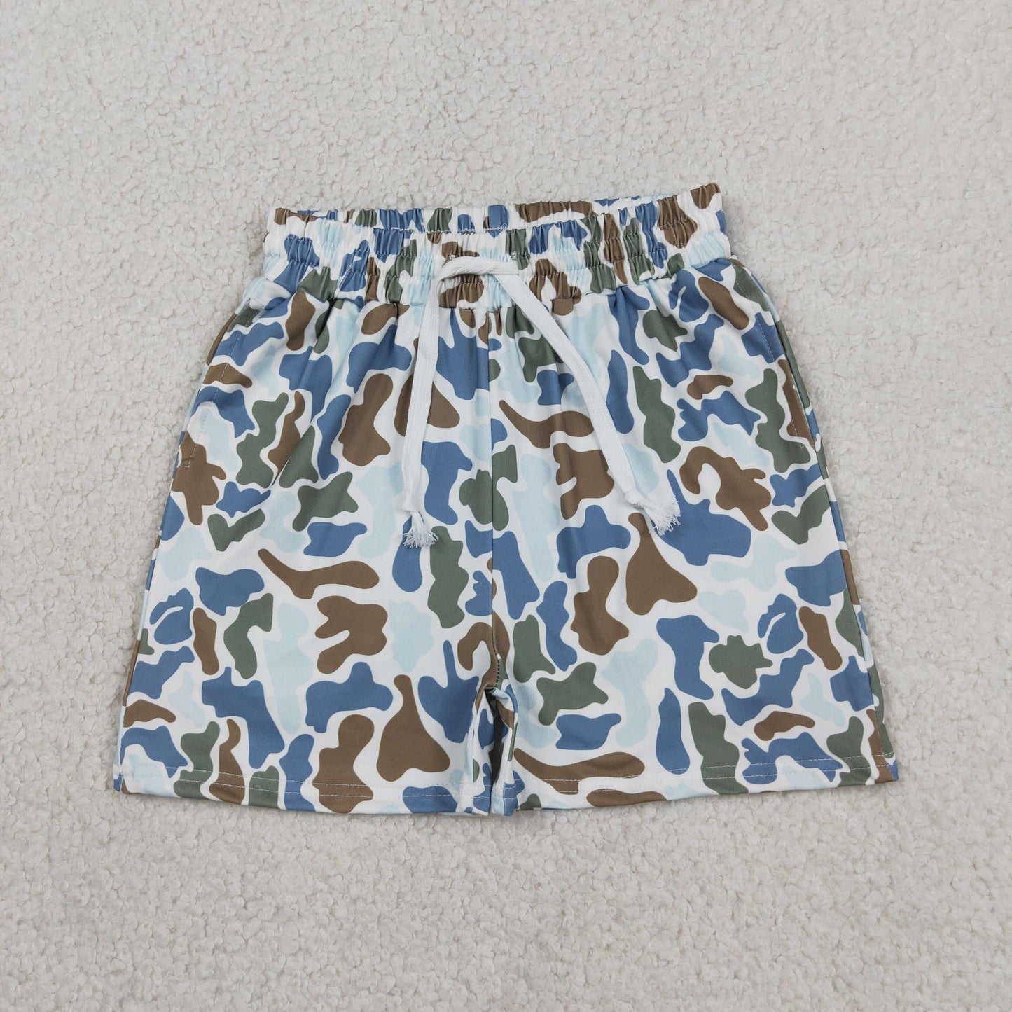 SS0873 Blue Green Camouflage Boys Shorts 202605 RTS