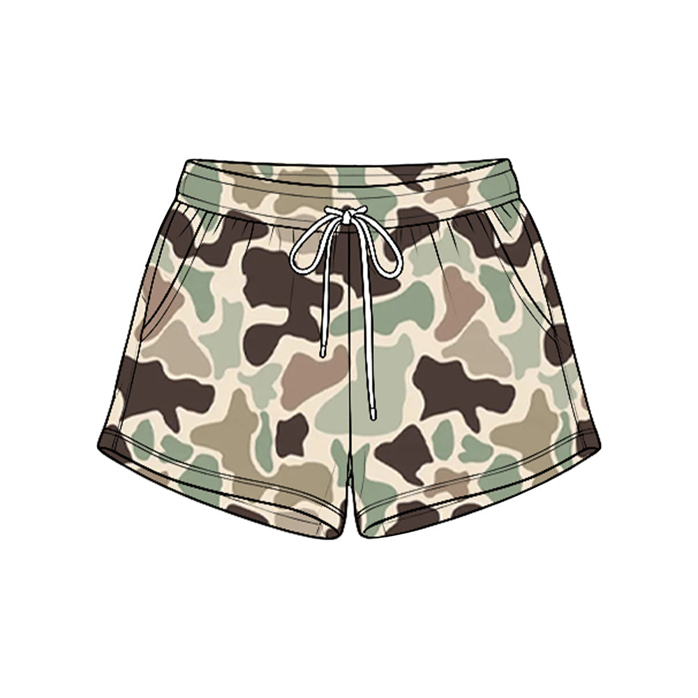 MOQ 5pcs SS1005 pre-order baby boy clothes hunting camo boys summer fall shorts-2026.8.25