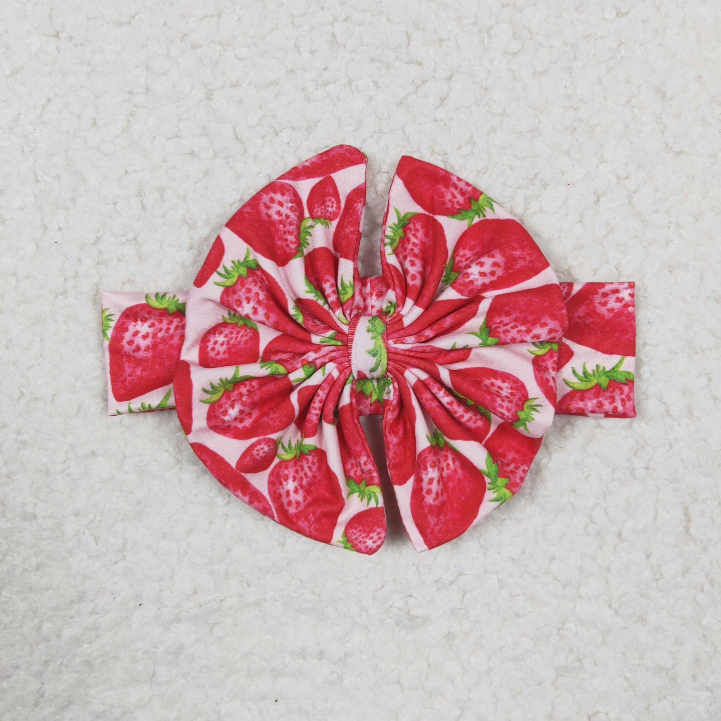 Promotion RTS GBO0097 Red Strawberry Festival Berry Good Time 3Pcs Bows Headband With Girls Short Sleeve Bummies Outfits