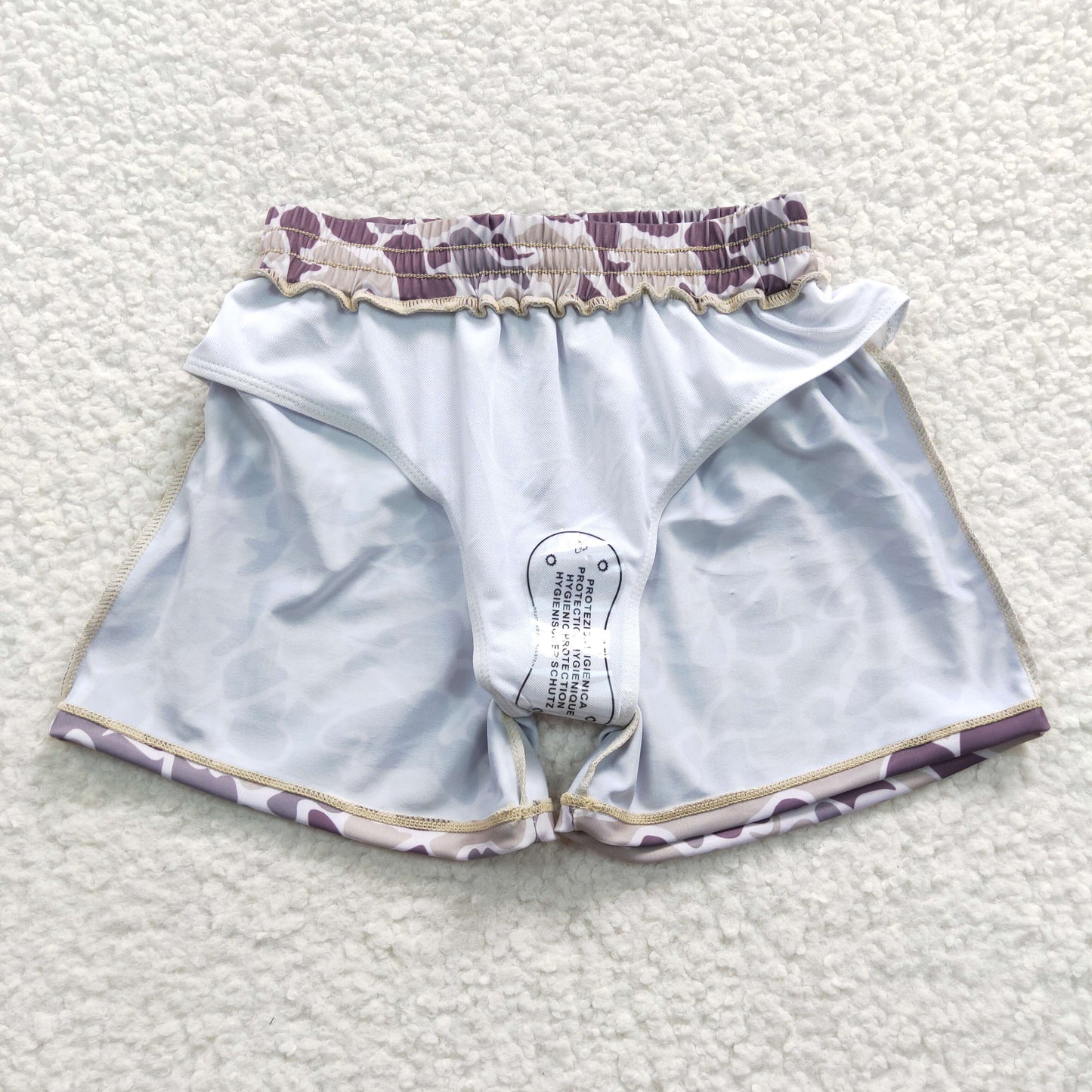 SS0079 Leopard Camo Boys Bathing Suits Swimsuits Swimming Trunks