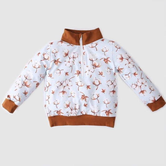 promotion BT0096 Red Brown Cotton Boys Long Sleeve Top Collar Polo Pullover T-Shirts