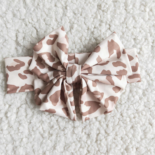 Leopard Print Bow