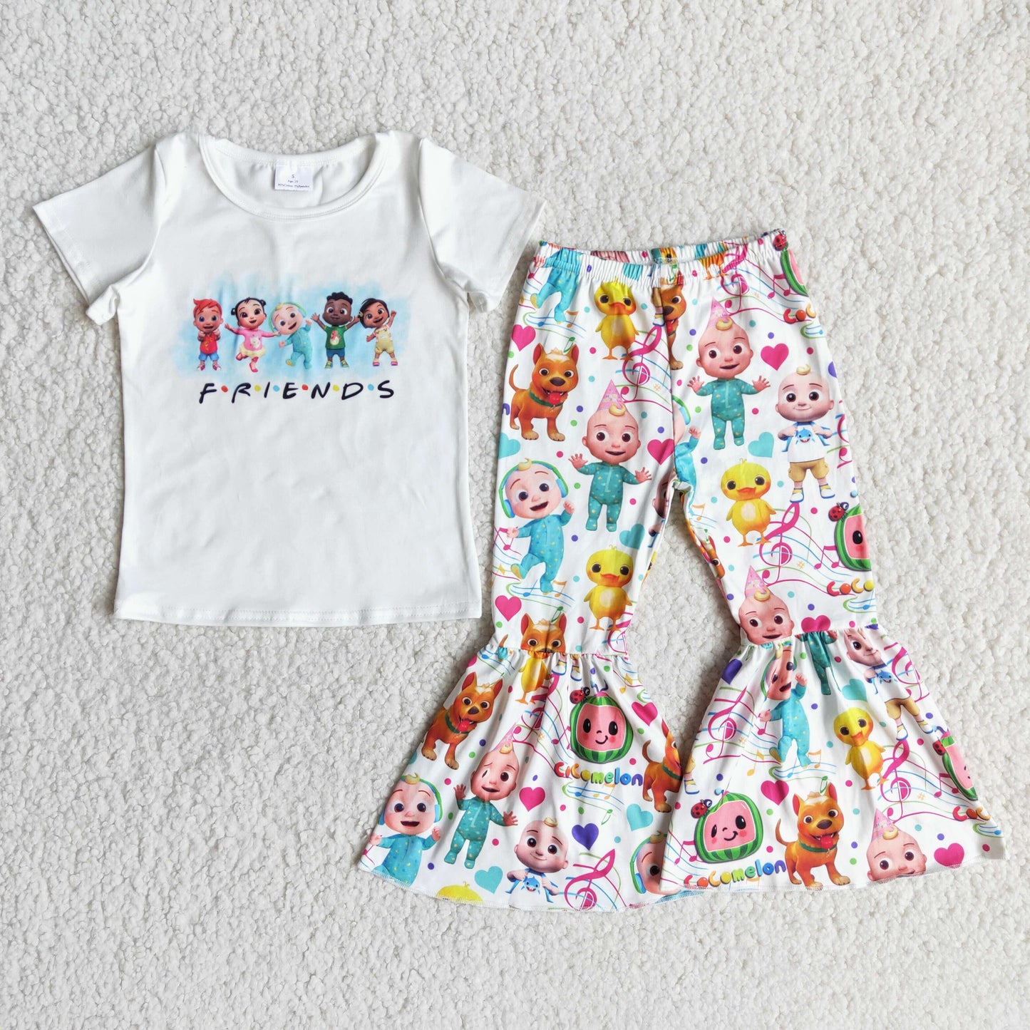 Promotion RTS E13-4 Friend Melon Cartoon Kids Bell Set