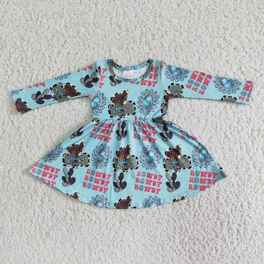 Howdy Casual Baby Girls Twirl Dress