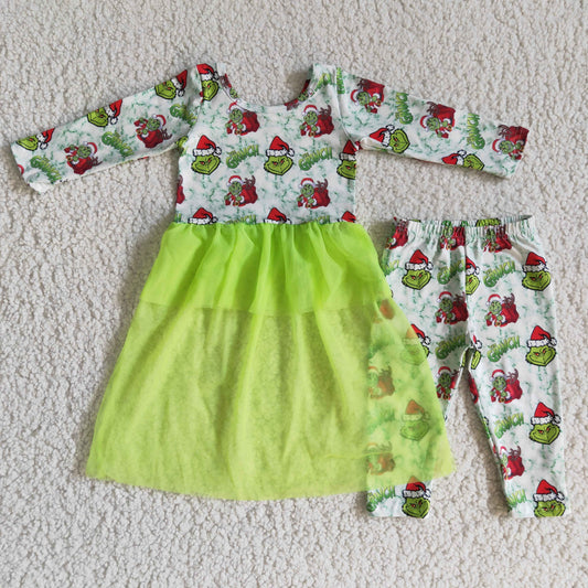 Green Kids Tutu Fashion Outfits
