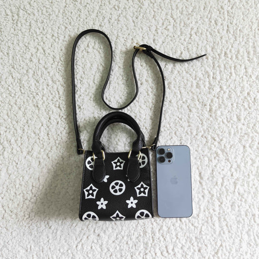 BA0013 Black Print Little Bag Bagpack
