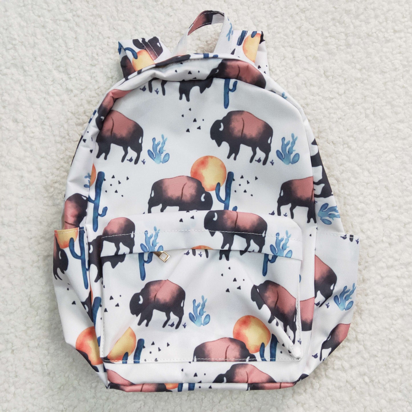 BA0043 Cow Western Print Little Bag Bagpack