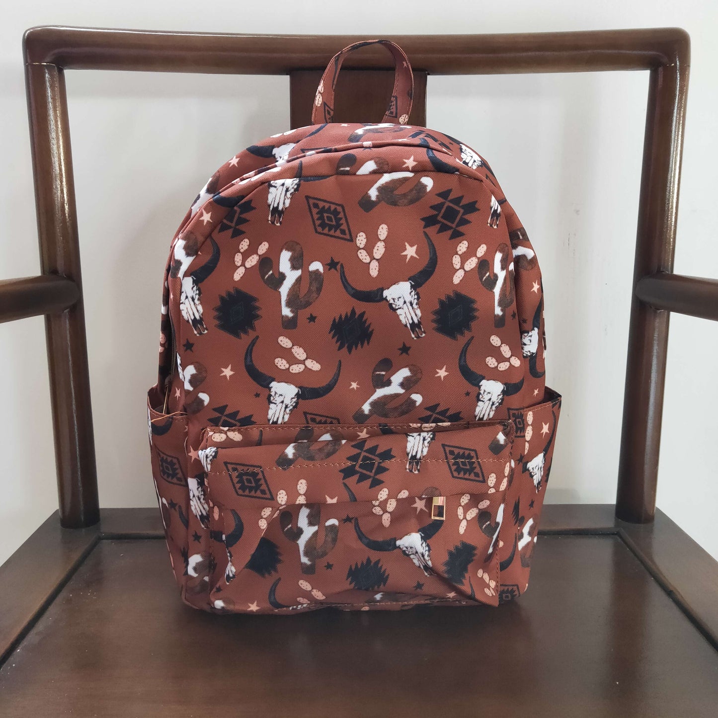 BA0049 Highland Cow Print Little Bag Bagpack