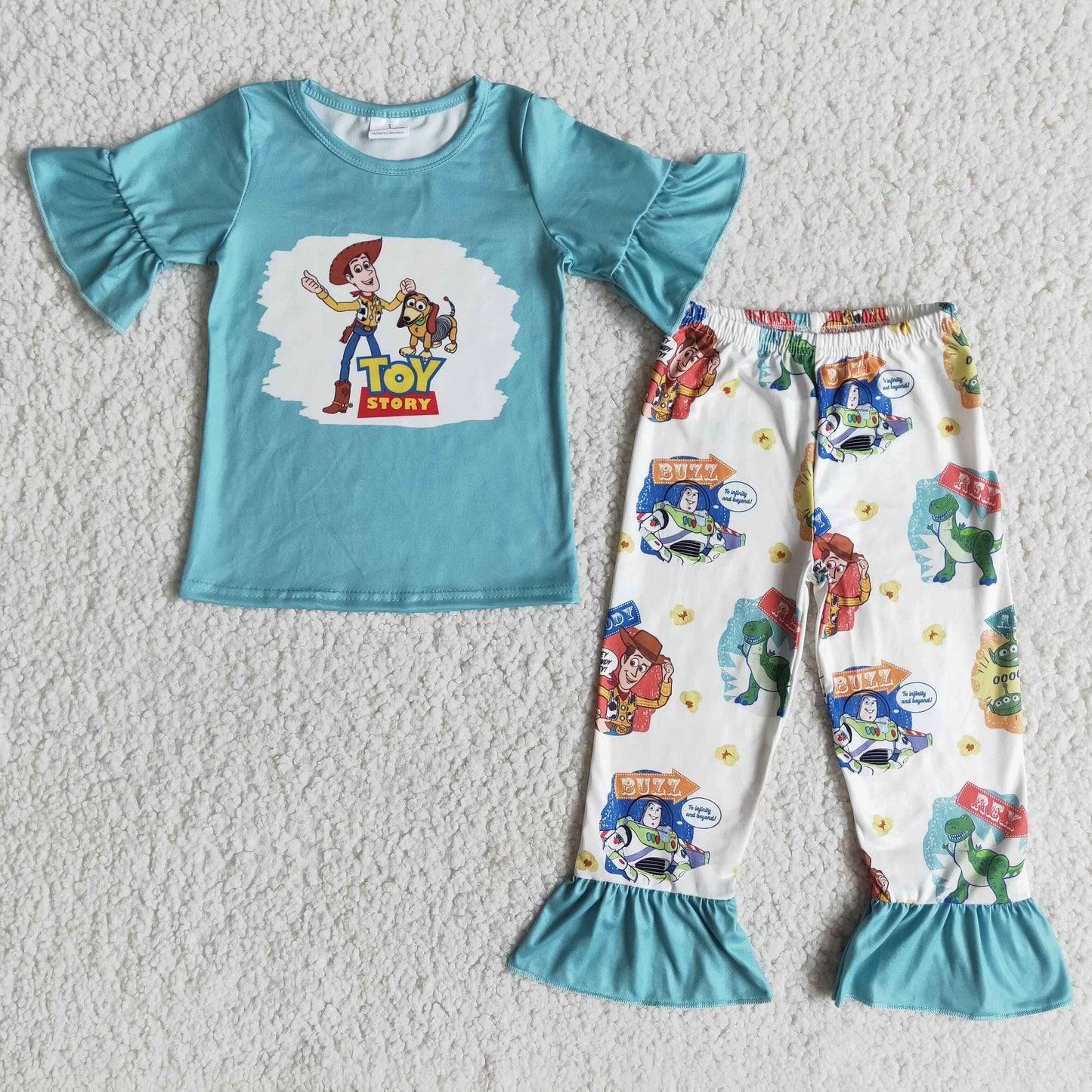 promotion RTS E6-26 Toy Girls Cartoon Baby Kids Outfits
