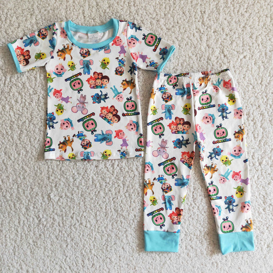 promotion RTS D6-3 Cute Boys Cartoon Casual Pajamas