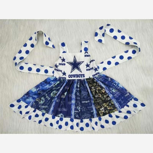 Cowboy Fashion Baby Girls Twirl Dress