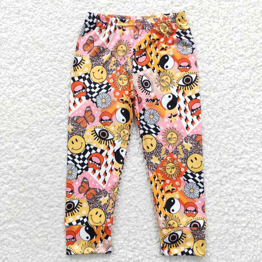 P0130 Yellow Girls Legging Long Pants