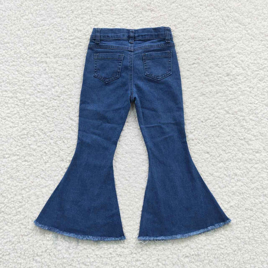 P0127 Blue Girls Denim Jeans