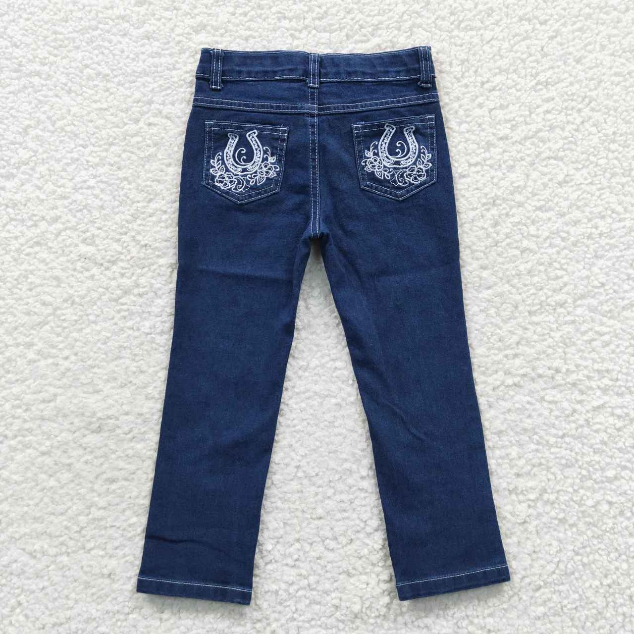 P0085 Blue Bleach Denim Jeans