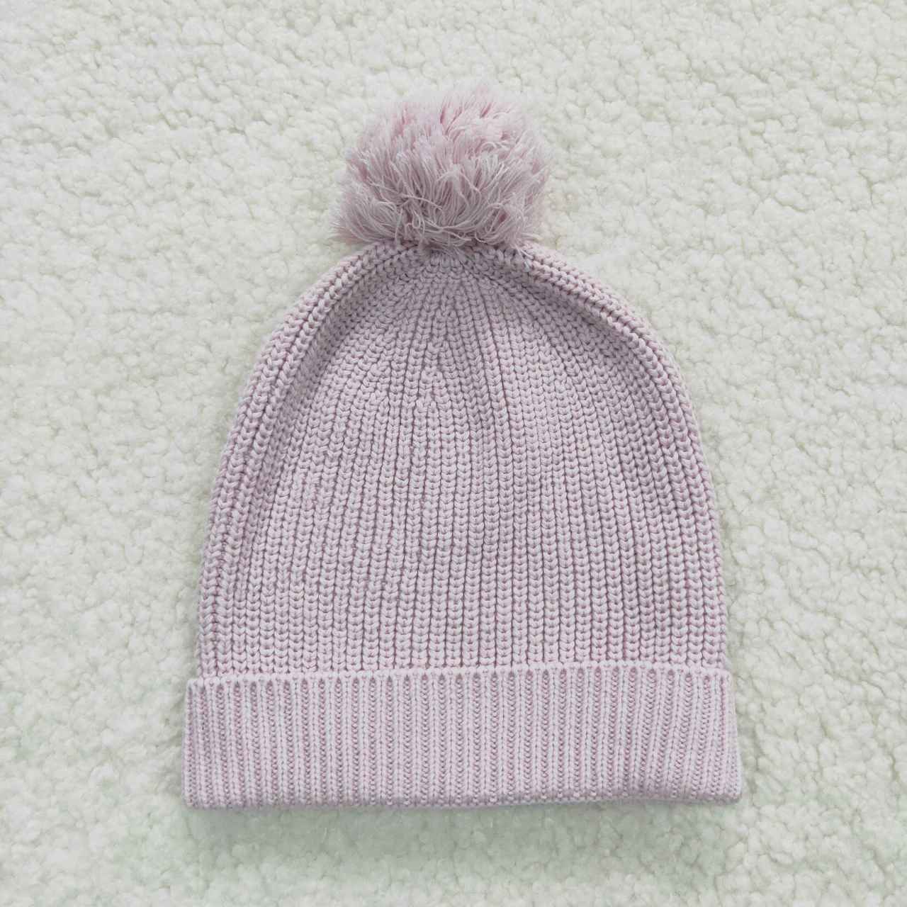 HA0006    Light Purple Knit Hat Cap