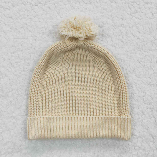 HA0002    Light Yellow Knit Hat Cap