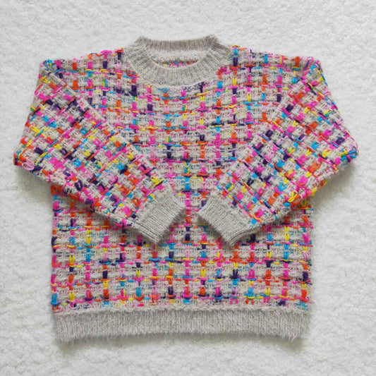 GT0302 Pink Girls Boys Long Sleeve Sweater