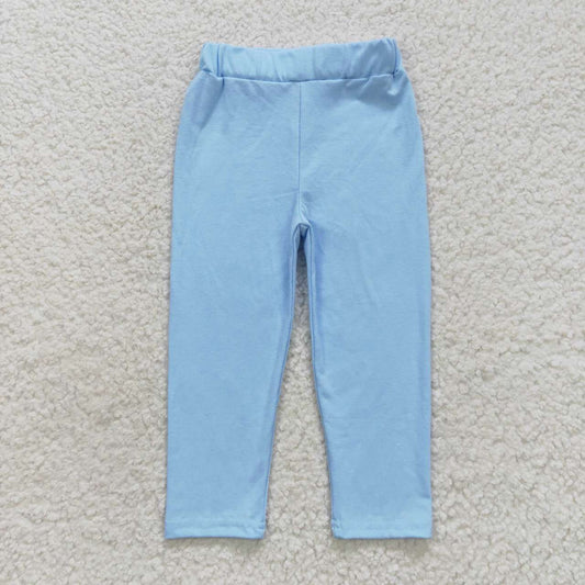 P0209  Blue  Print Girls Long Pants Legging