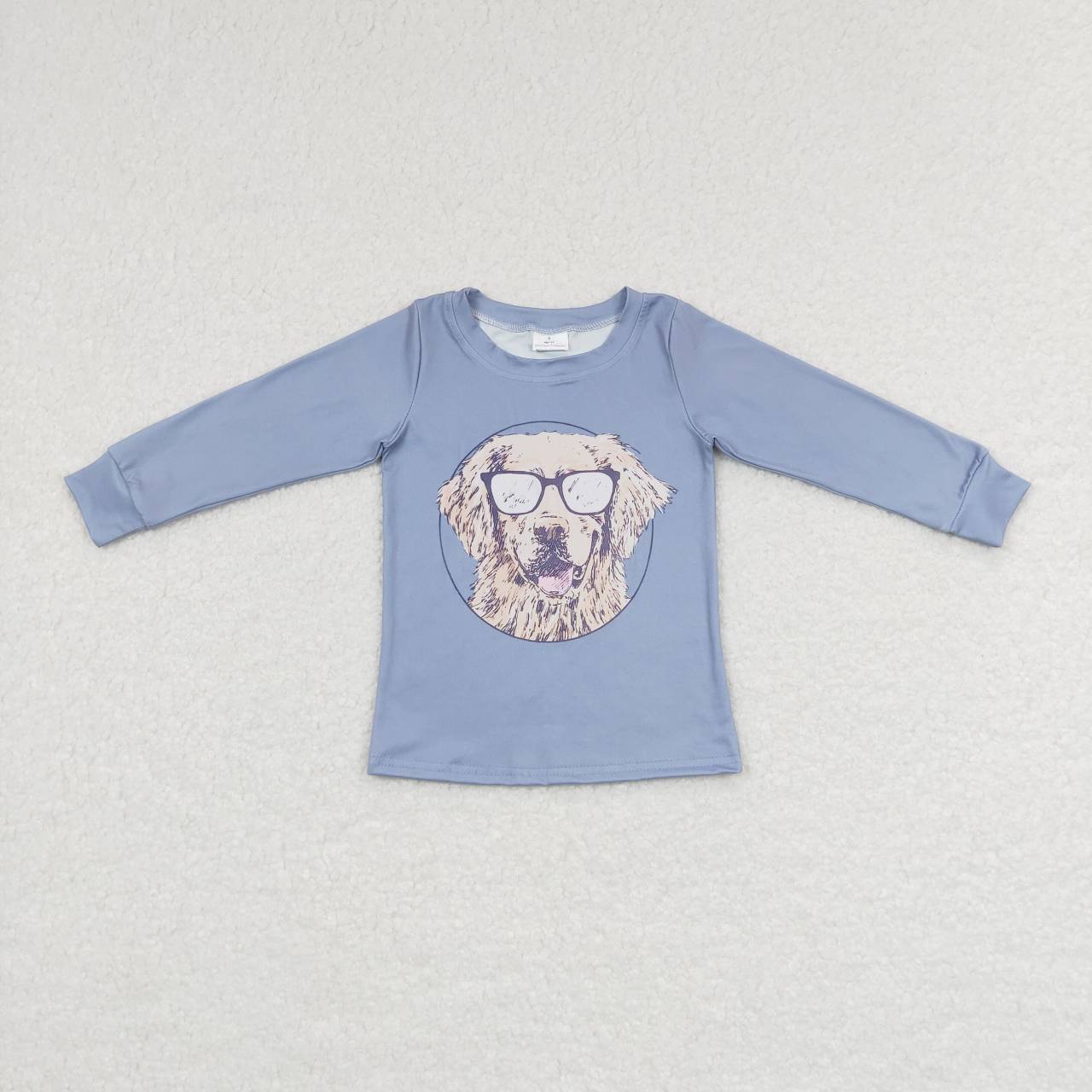 BT0391 Blue Dog Boys Long Sleeve Top T-shirts