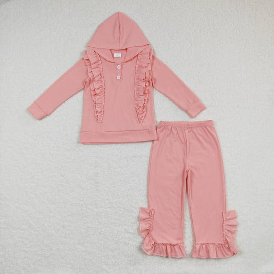 GLP0894 Pink Girls Long Sleeve Hoodies Outfits