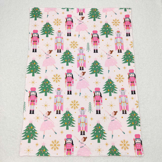 BL0086 christmas pink Print Blanket