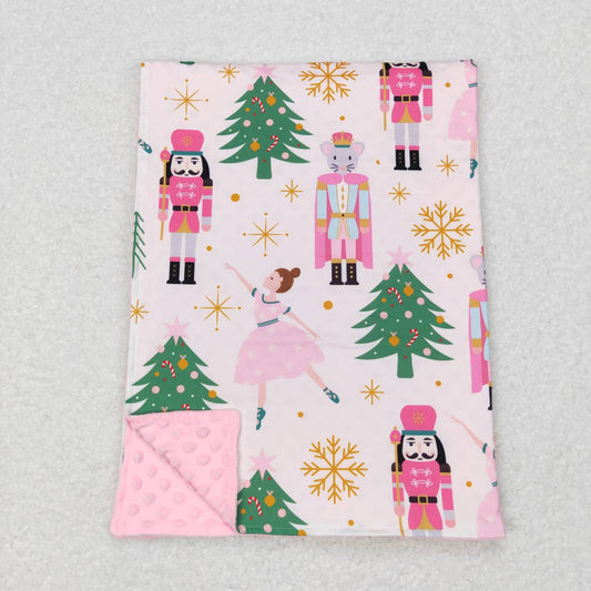 BL0086 christmas pink Print Blanket