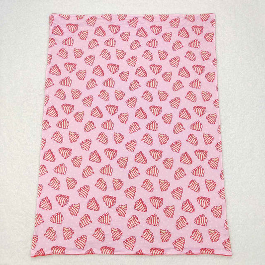 BL0089 christmas tree pink Print Blanket