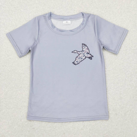 BT0462  blue bird Boys Short Sleeve Top T-shirts