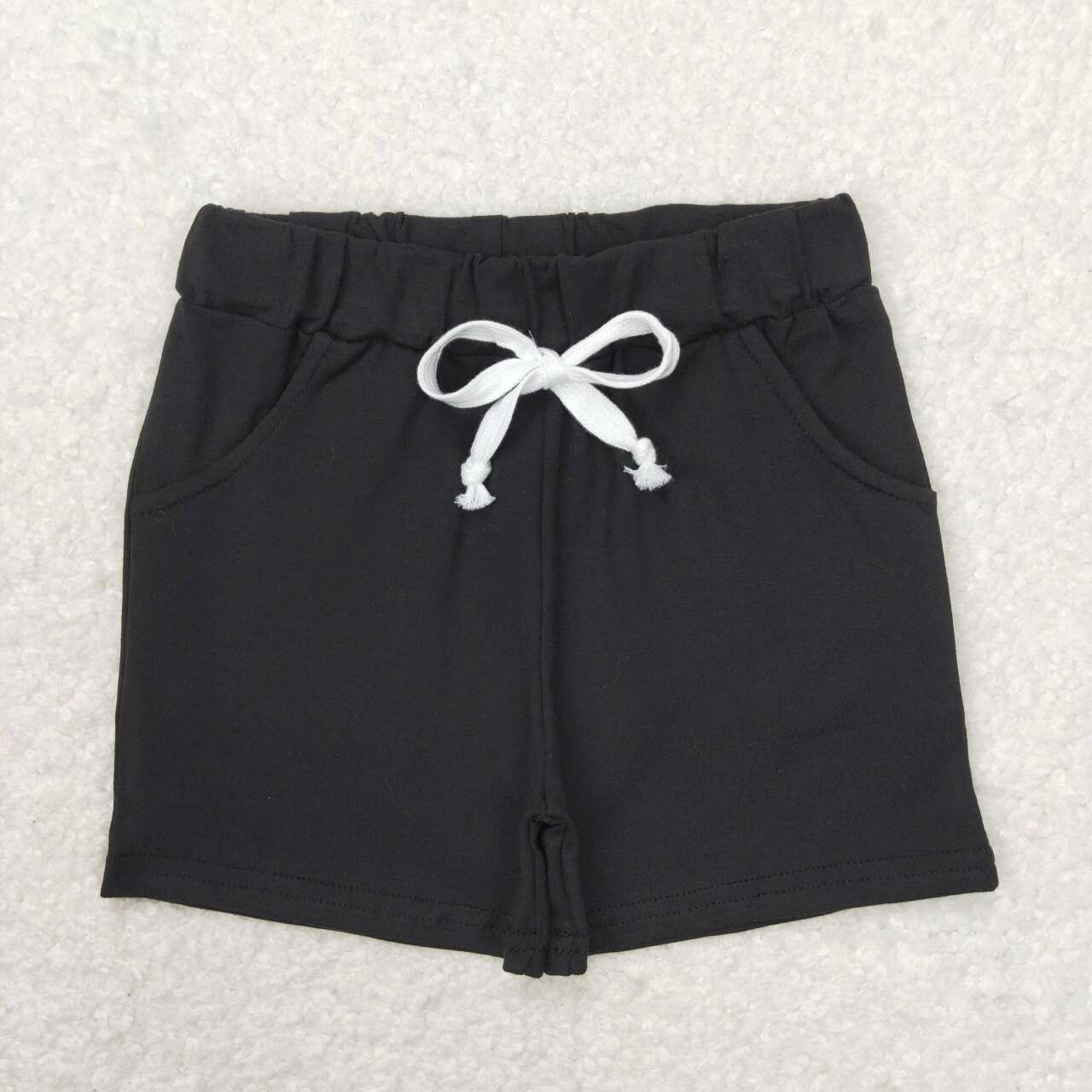 SS0137  Black   Boys Shorts Pants