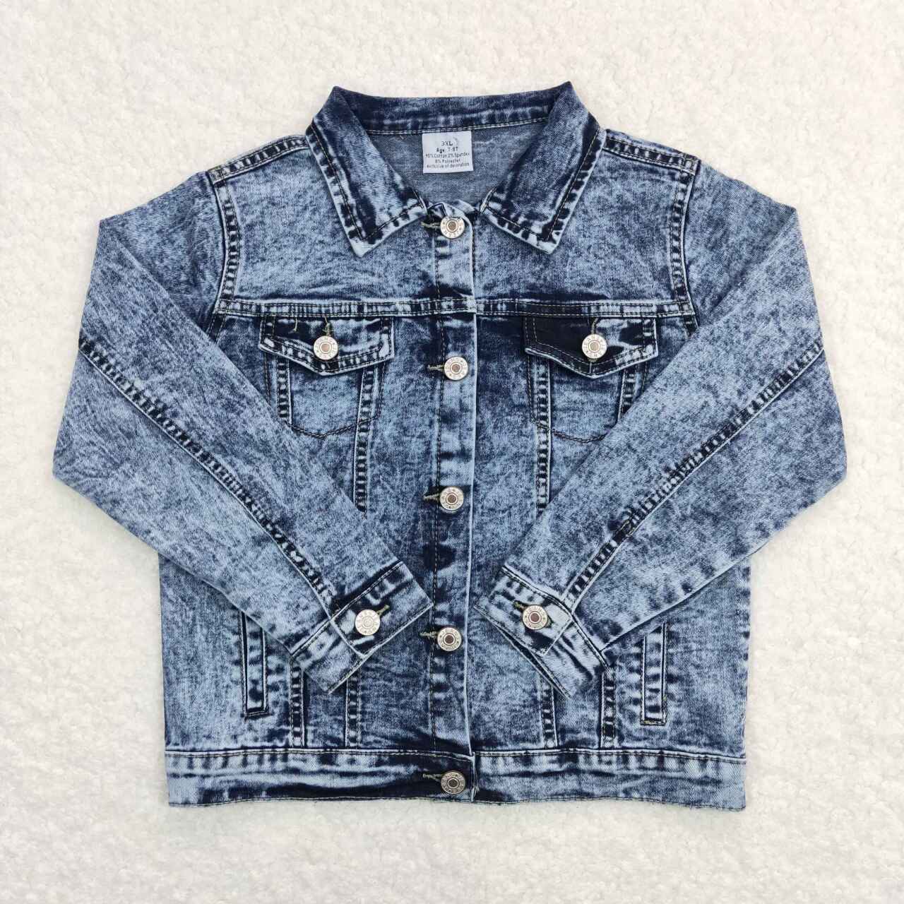 6 A5-14 Light Blue Girls Denim Jacket