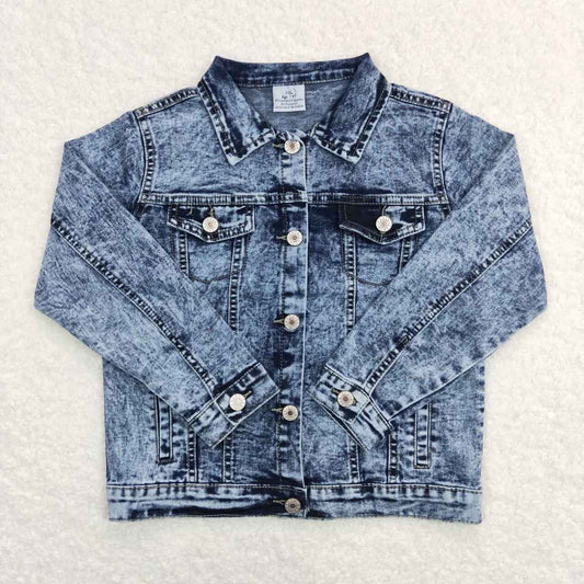 6 A5-14 Light Blue Girls Denim Jacket