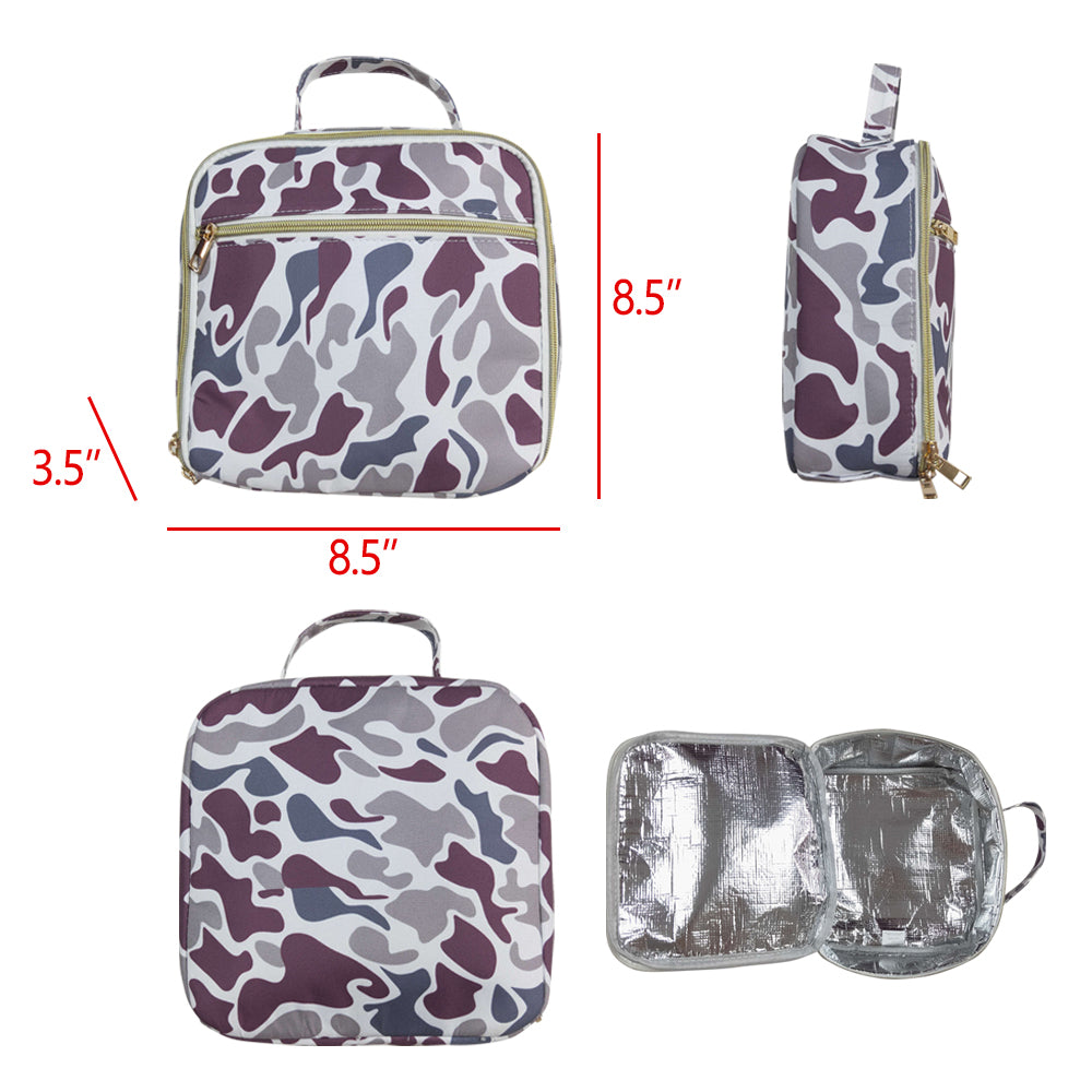 BA0227 NO MOQ Camouflage meal bag lunch box bag camo backpack RTS Free Shipping Over 2 KG