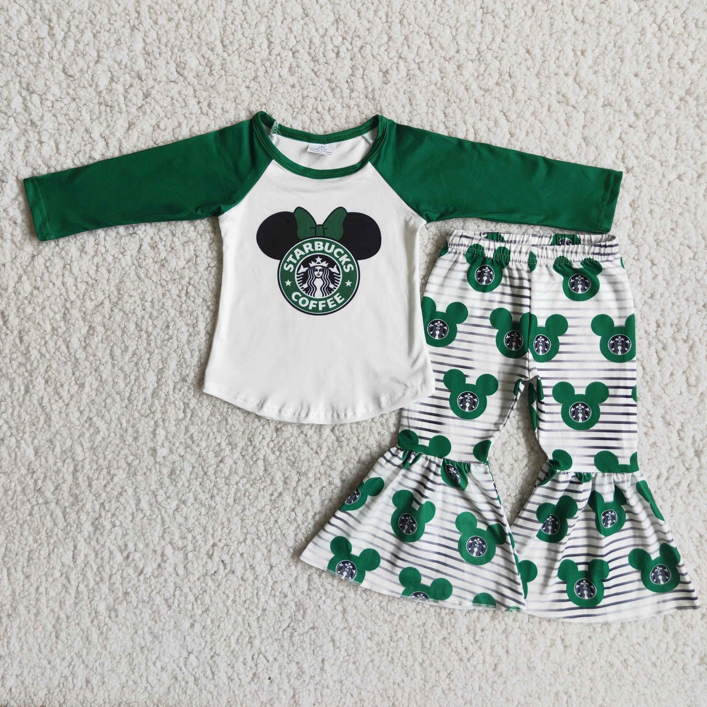 Clearance 6 A1-29 Starbucks green Mickey Mouse set