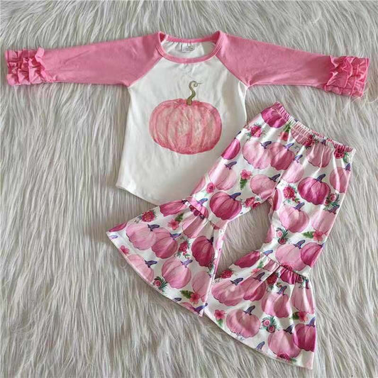 Clearance 6 A8-30 Pink pumpkin long sleeve set high quality