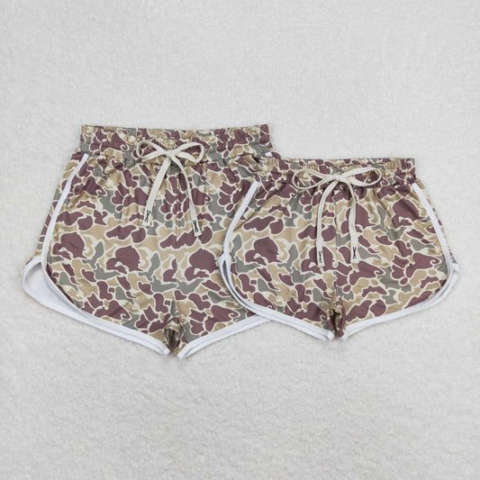 SS0177 Adult Girls High Quality Brown Camouflage Shorts RTS 202509
