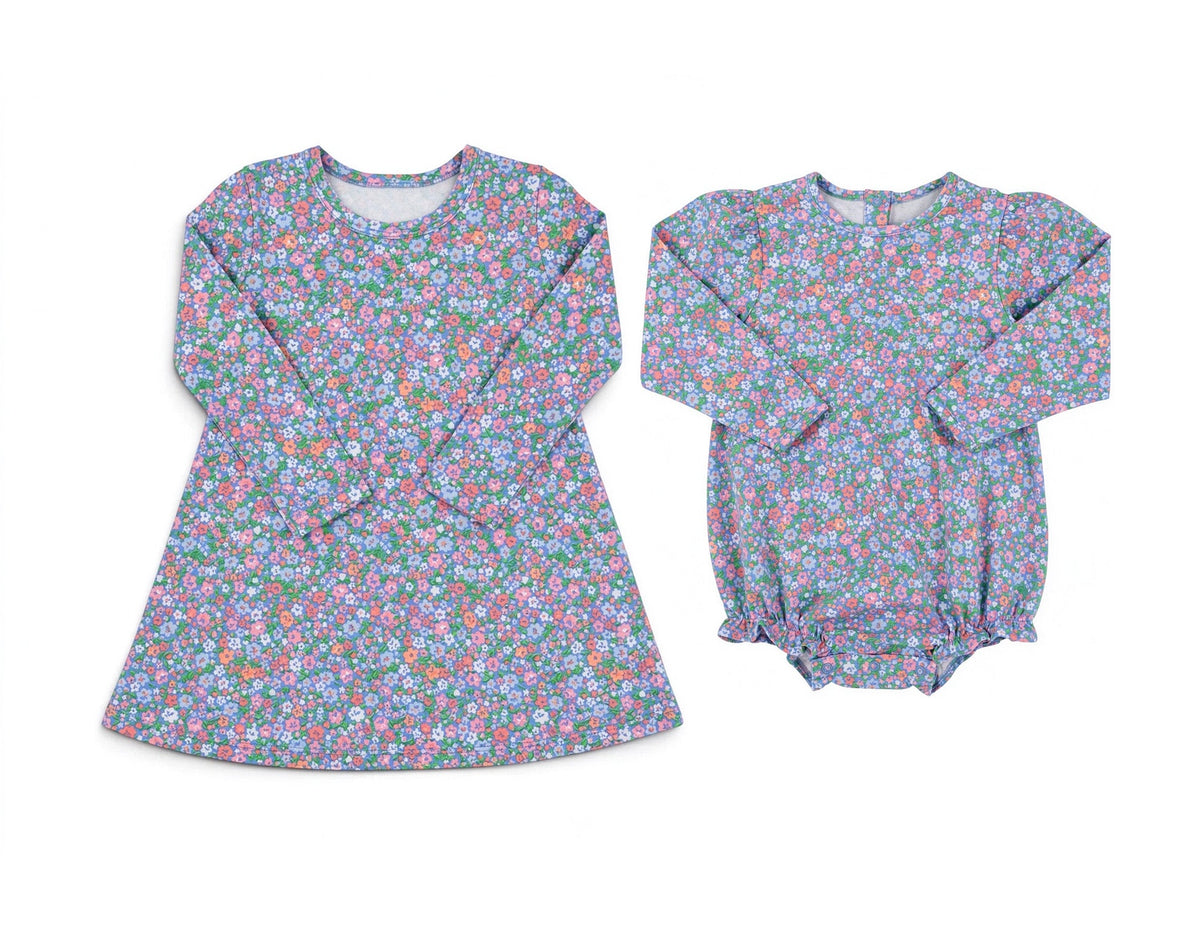 Preorder MOQ 5 pcs Each Style Floral Flower Kids Matching Clothes