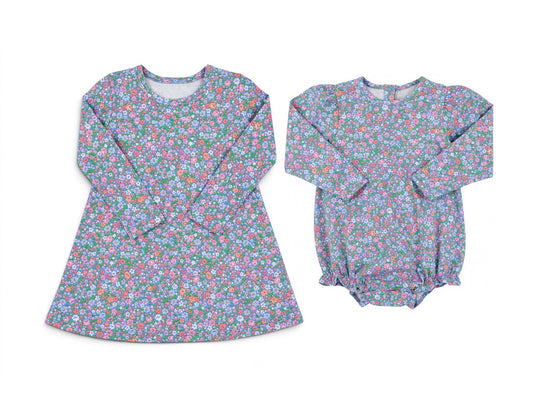 Preorder MOQ 5 pcs Each Style Floral Flower Kids Matching Clothes
